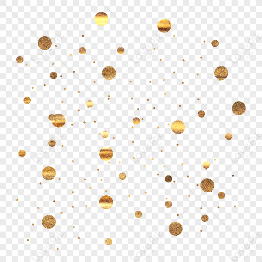 Golden Floating Dot Shop Decoration,floating Dots,gold Particles,gold ...