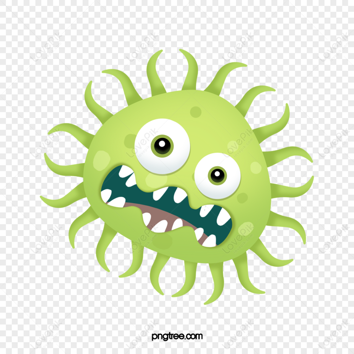 Germs bacteria cartoon hi-res stock photography and images - Alamy