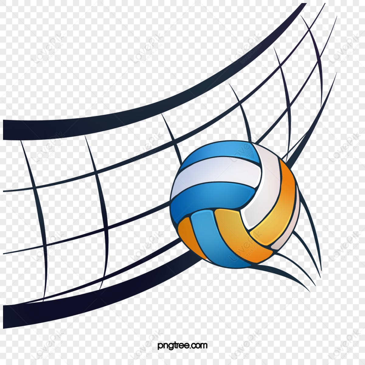 Hand Drawn Sports Competitive Volleyball,sporting Goods,competition ...