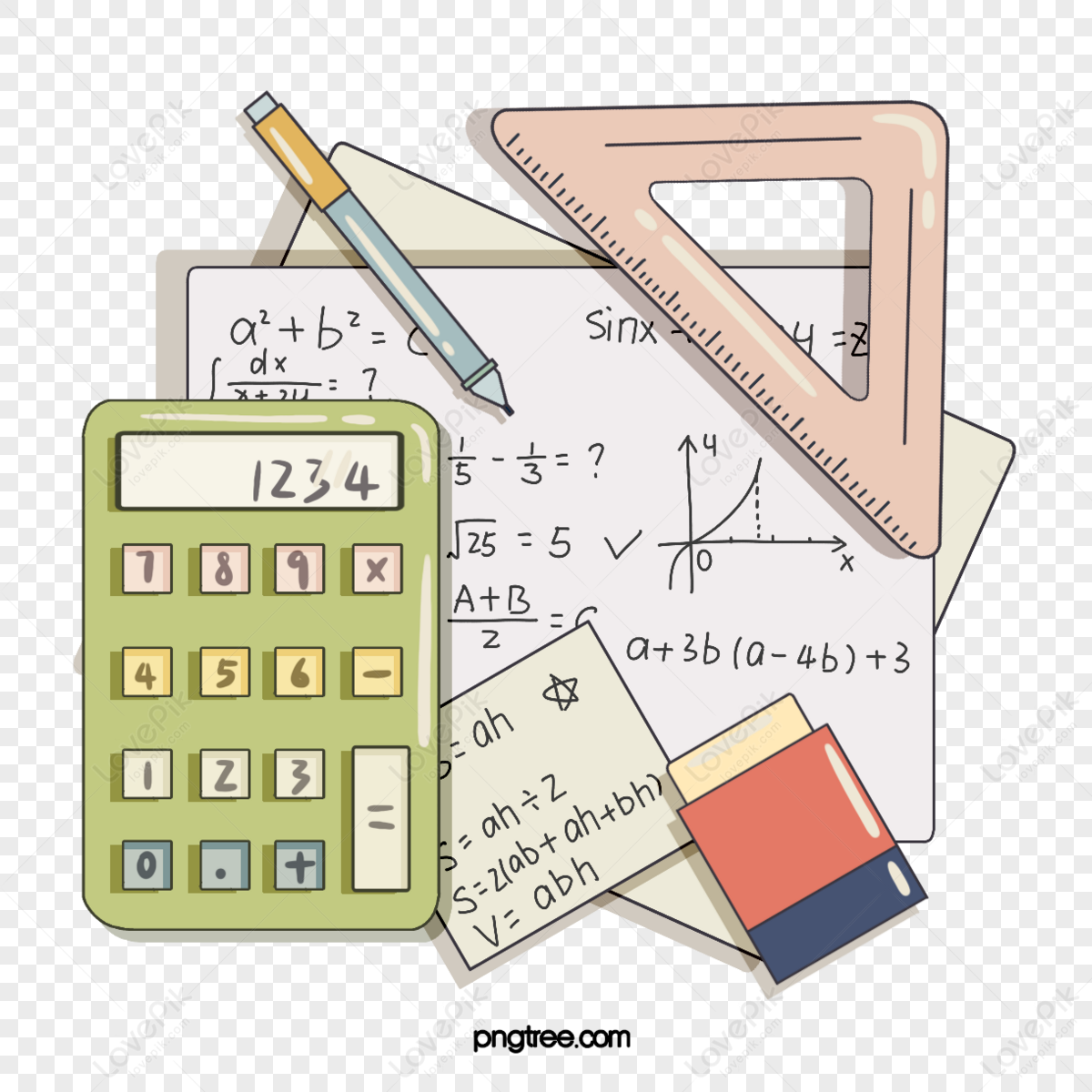 Mathematics Background Stock Illustration - Download Image Now - Mathematics,  Backgrounds, Child - iStock