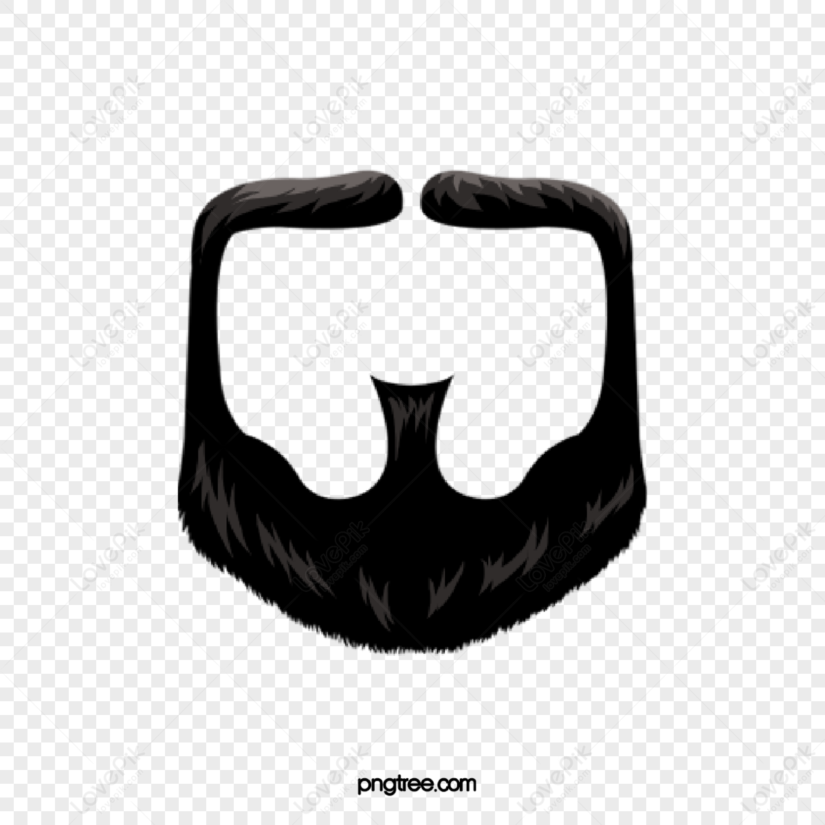 King crown, moustache and beard logo vector illustration Stock Vector |  Adobe Stock