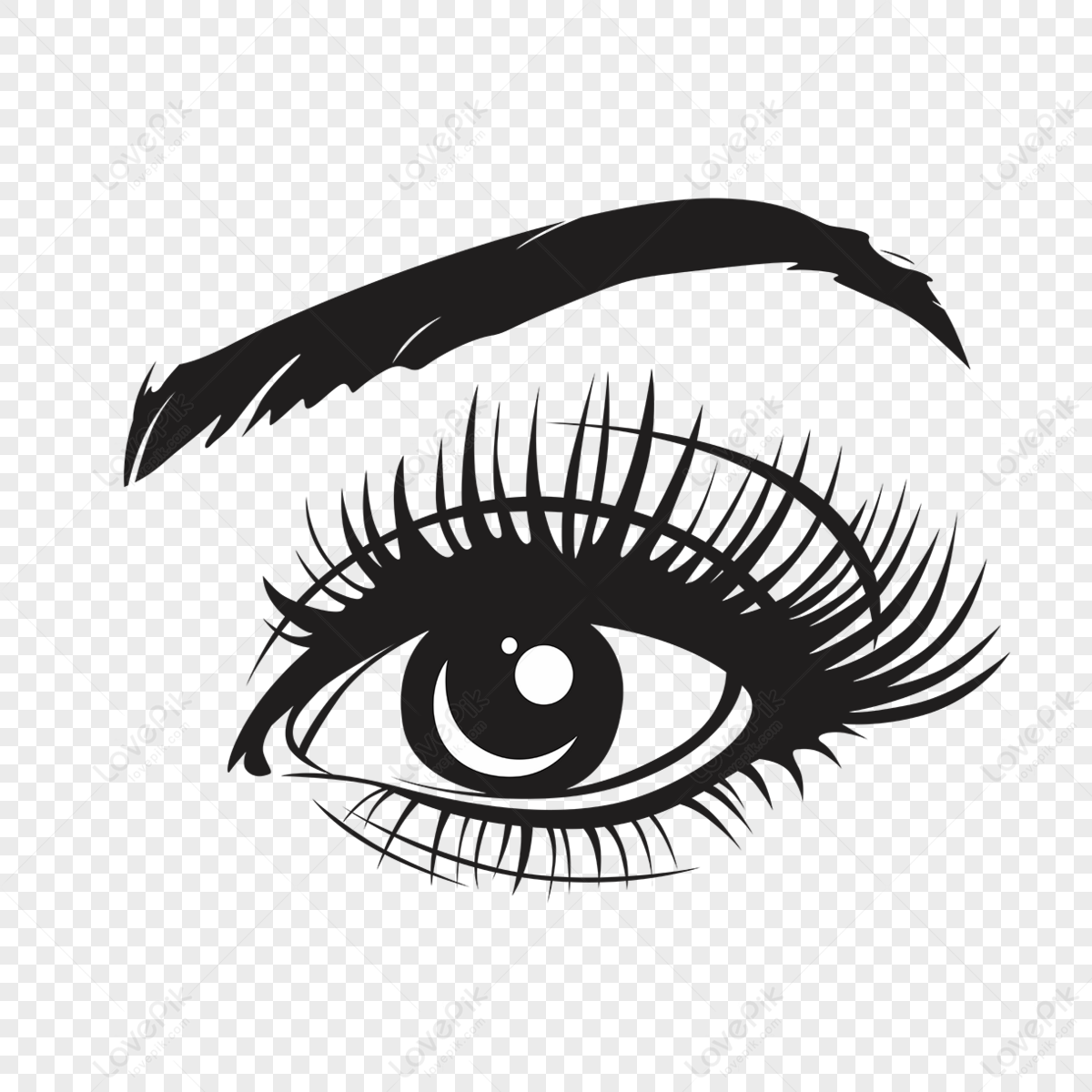 Female Eyes PNG Images With Transparent Background | Free Download On ...