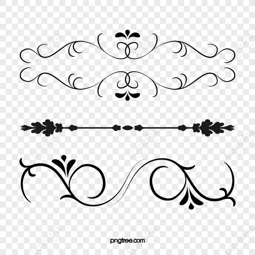 Ornate Cartoon Baroque Border,line,irregular,fine PNG Transparent ...