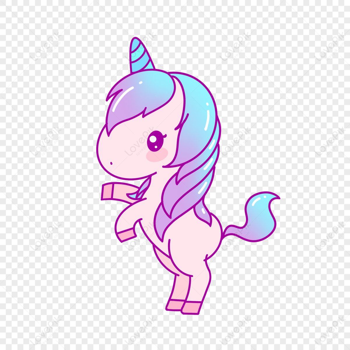 Standing Unicorn Images, HD Pictures For Free Vectors Download ...