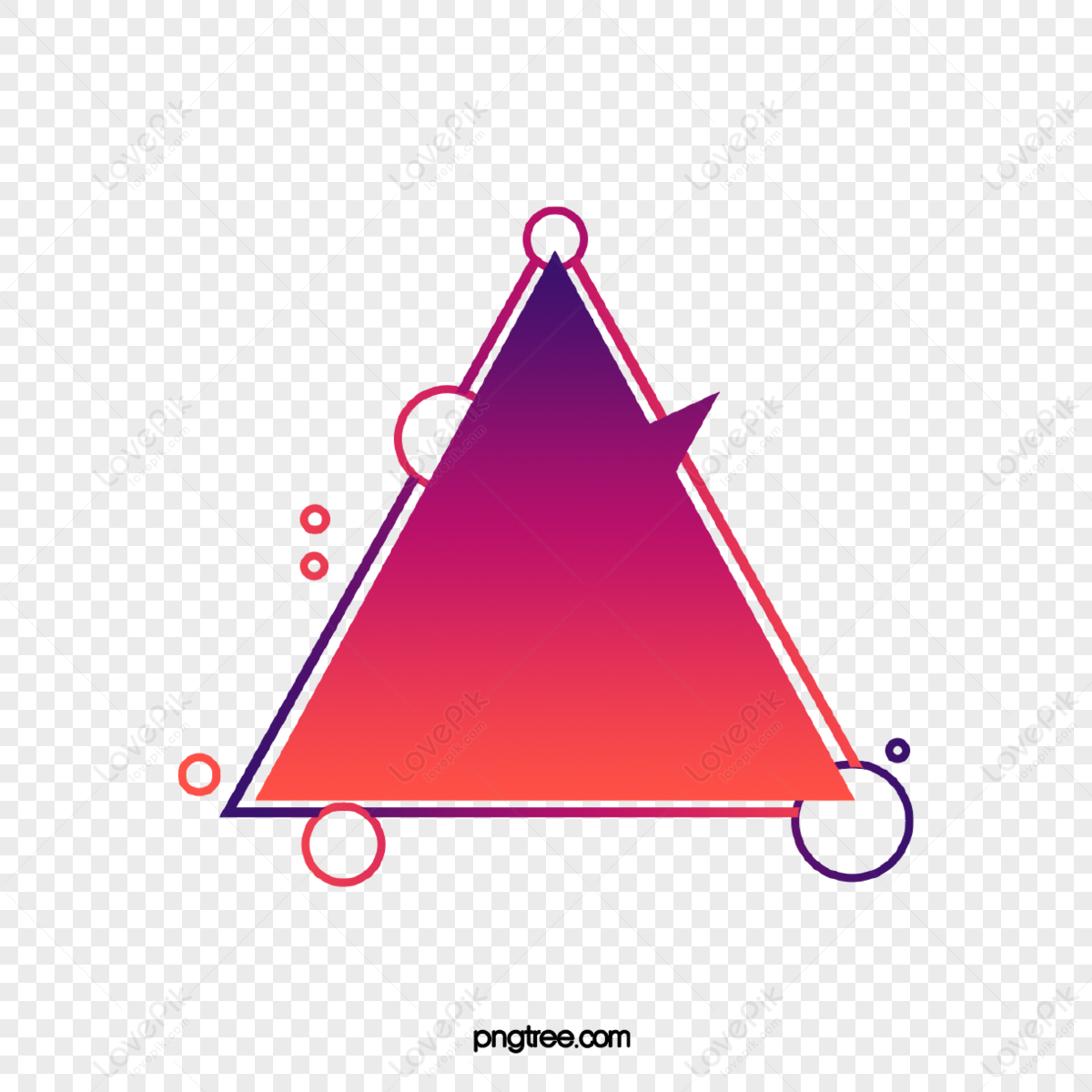 Triangle Gradient New Media Border,cartoon Text Box,text Box,news ...