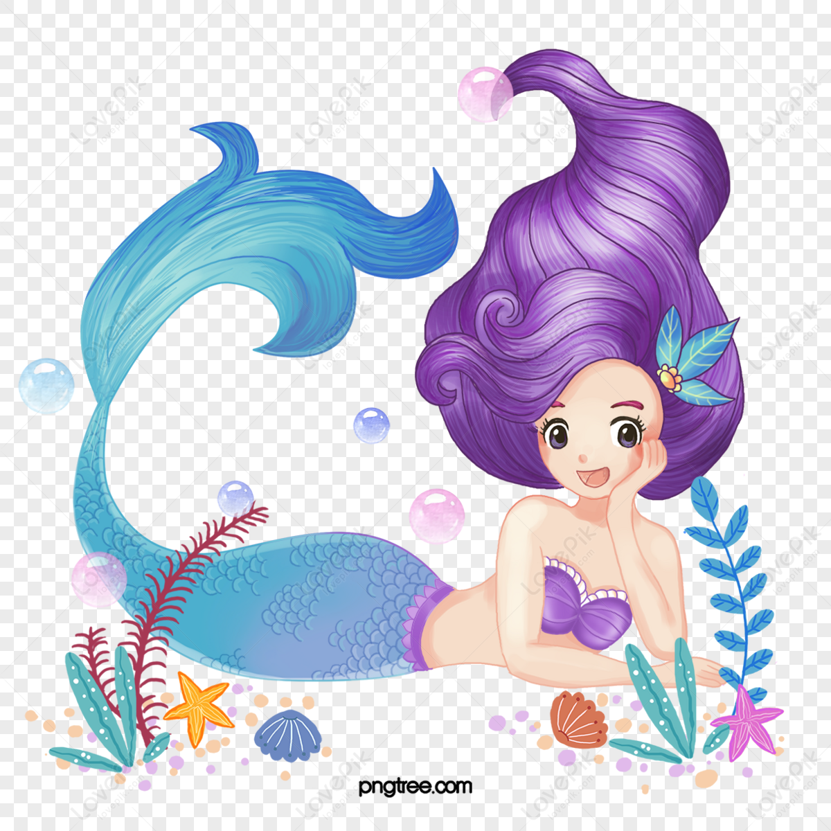 Pink scallop illustration, Ariel Mermaid Seashell , Mermaid transparent  background PNG clipart