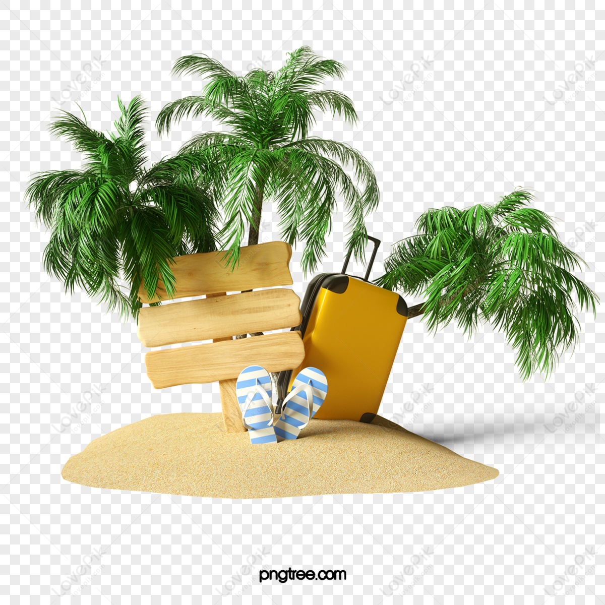 beach slippers travel 3d elements,greenery,yellow,indicator png hd transparent image