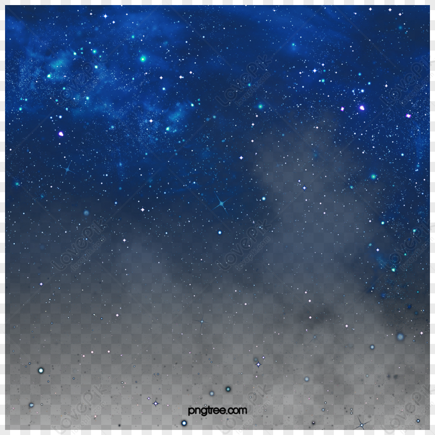 Blue Creative Texture Starry Sky Element,glowing Stars,interstellar 