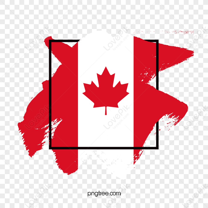 Canada Flag Brush Elements,flags,projection,national Flag Png Image 