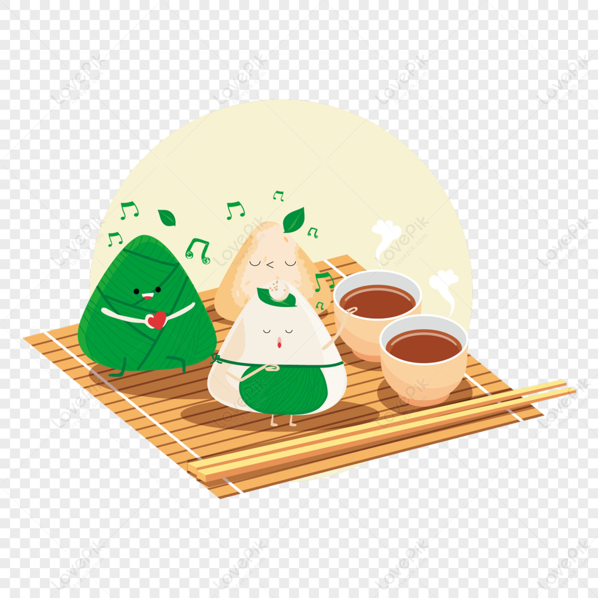 cartoon cute green dragon boat festival dumplings,recipe,graphic png transparent image