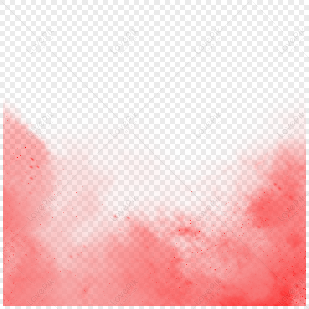 Creative Hand Painted Colorful Smoke Border,red Smoke,misty PNG Free ...