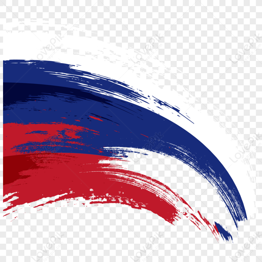 Tintenpinsel Markiert Russland Flagge,blau,nationalflagge,land PNG