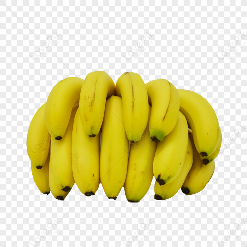 Photo de Grappes De Délicieuses Bananes Fraîches Jaunes Empilées