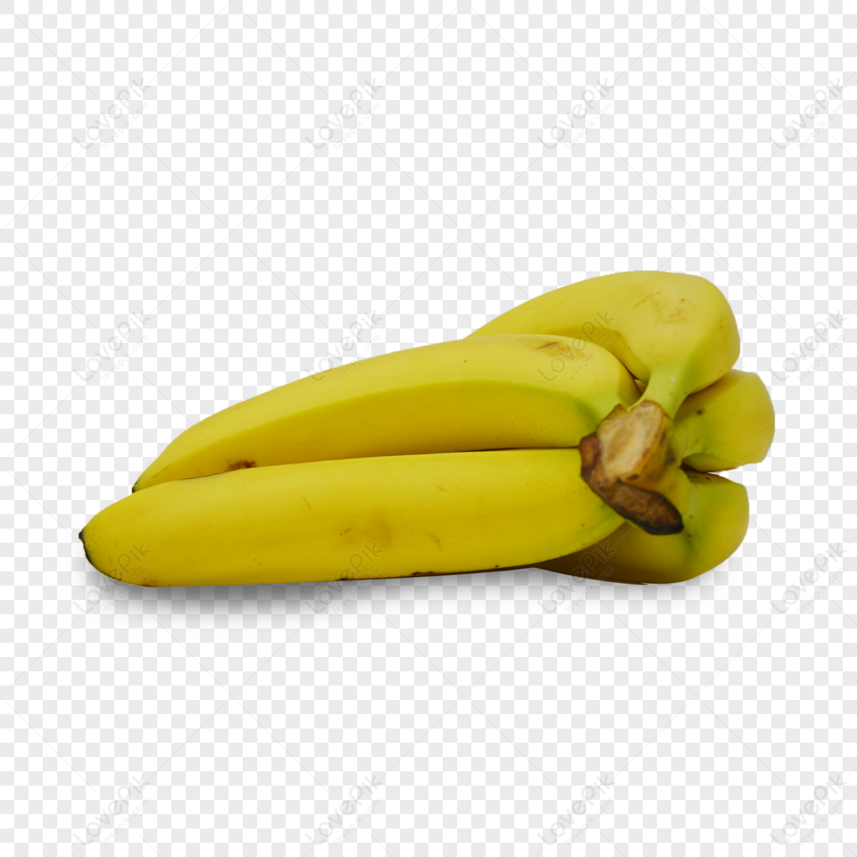 Régime De Bananes Fraîches De Bananes Jaunes