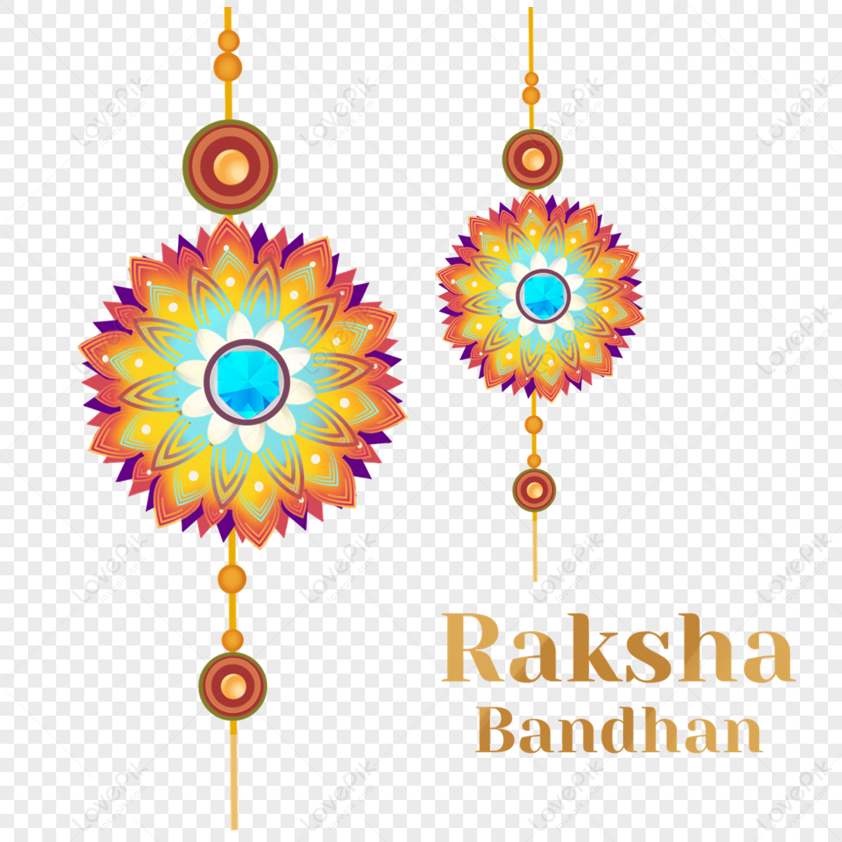 Happy Raksha Bandhan Celebration With Lettering Flat Style 1842259 Vector  Art at Vecteezy