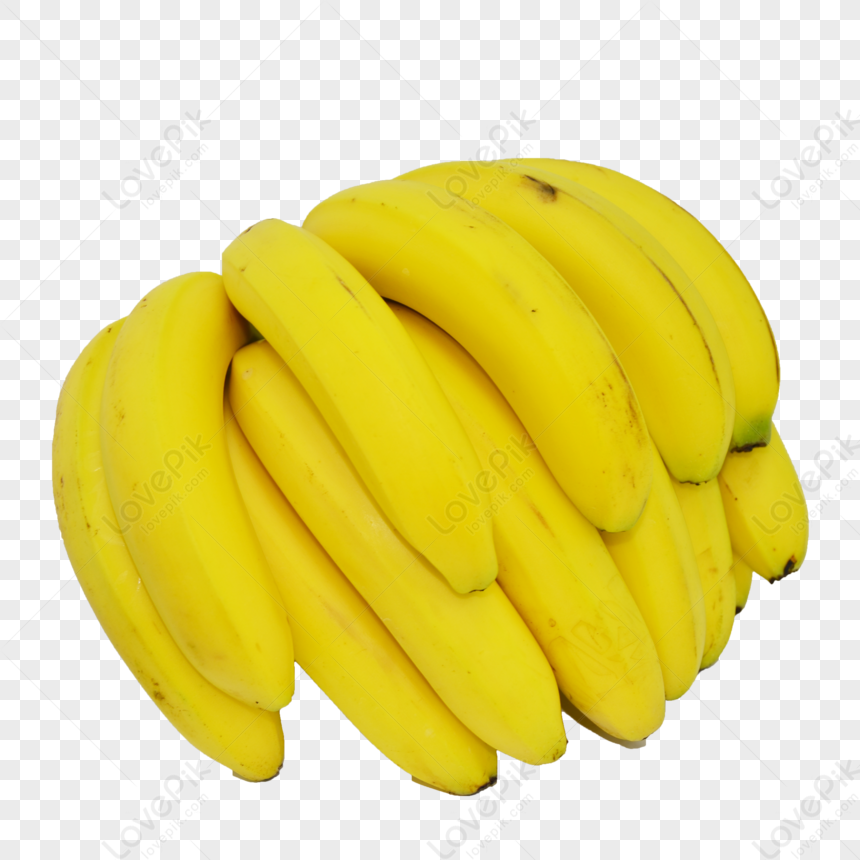 Photo de Grappes De Délicieuses Bananes Fraîches Jaunes Empilées