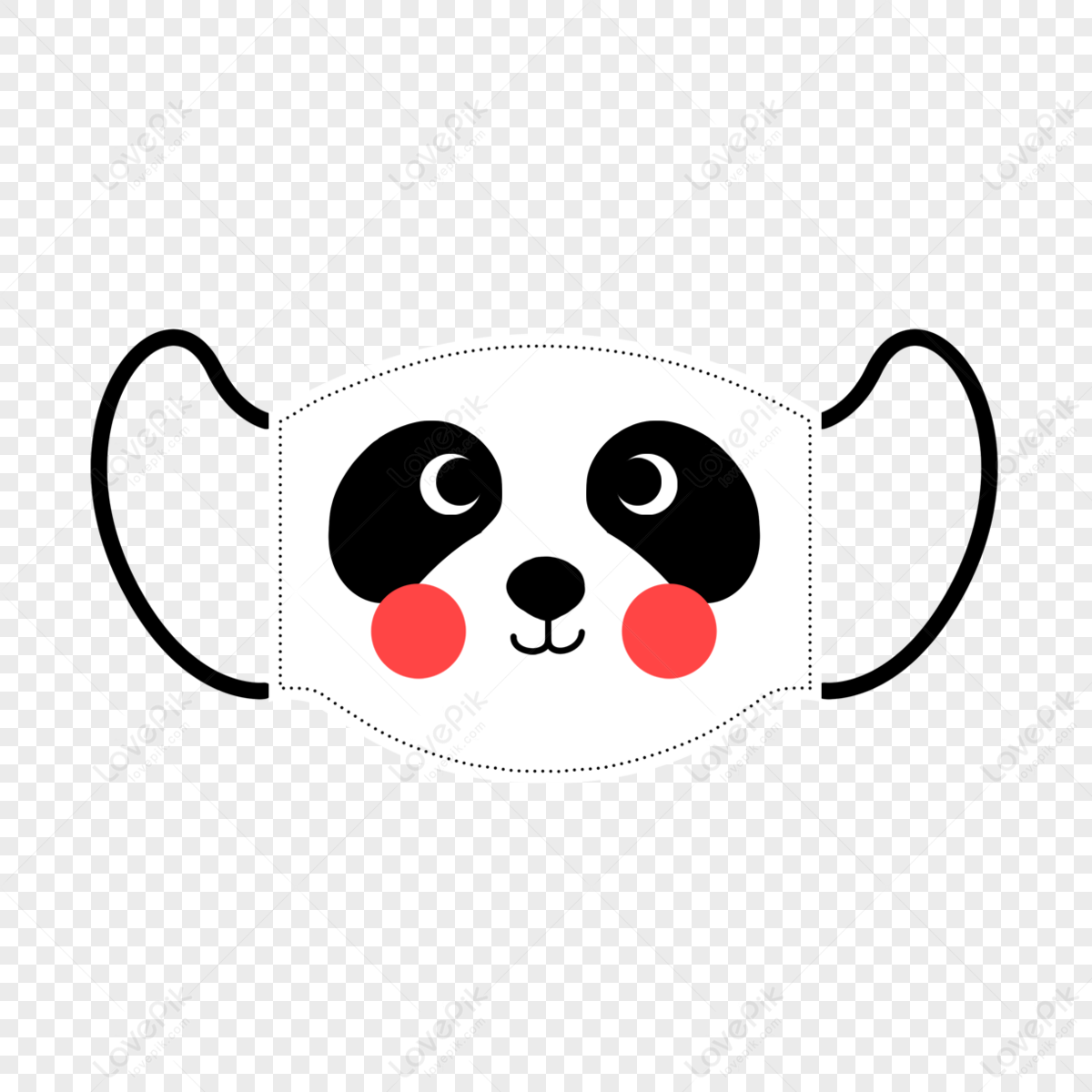 Cute Expression Cartoon Panda 14500156 PNG