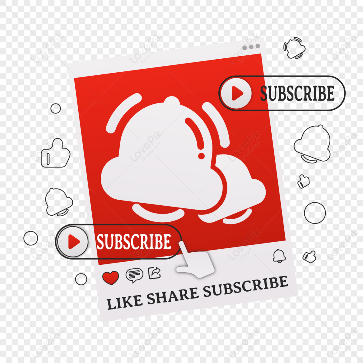 YouTube Like Logo PNG Pic | PNG Arts