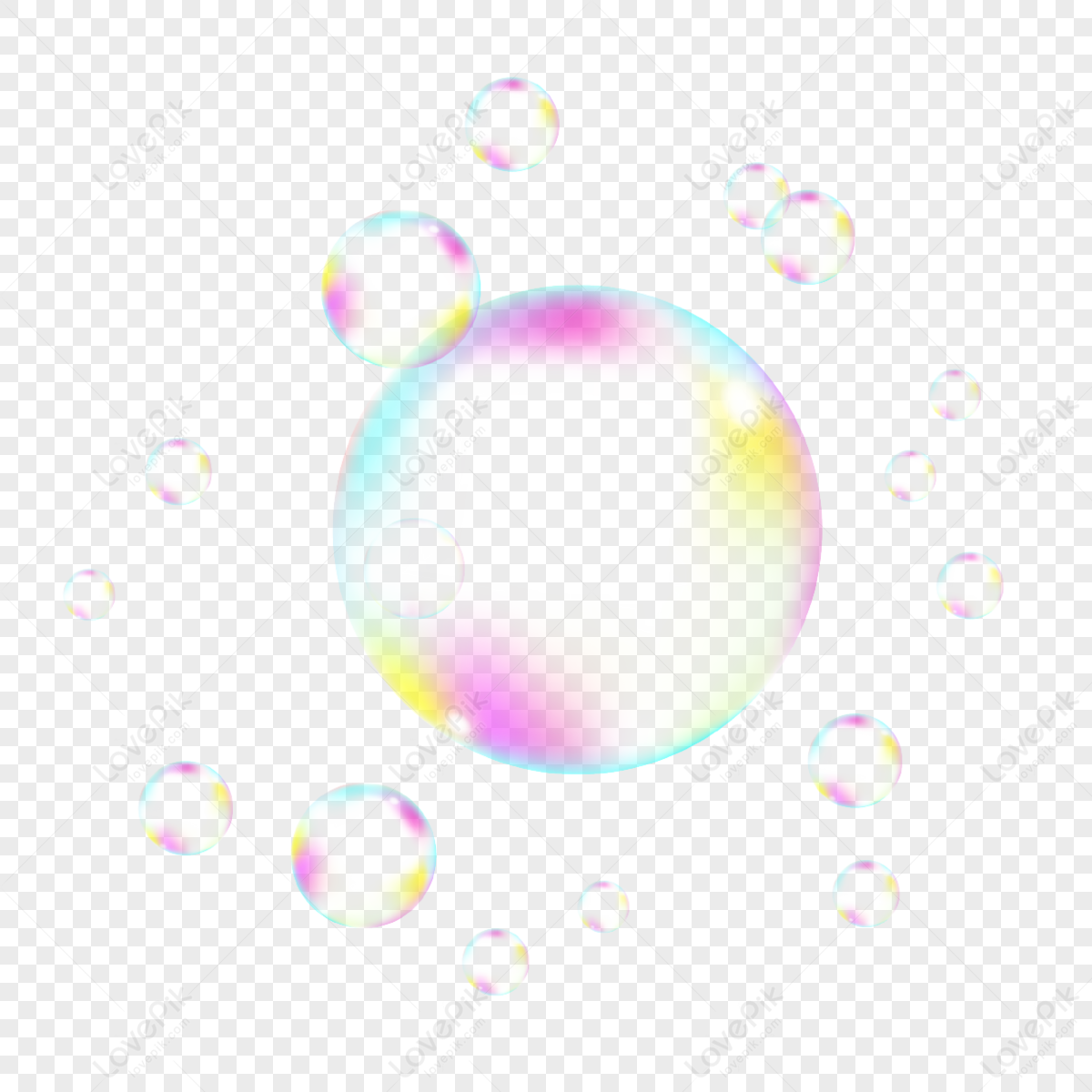 Premium Photo  Beautiful colorful soap bubbles float background.