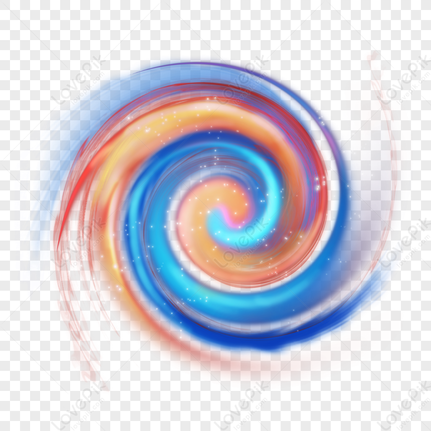 Colorful Atmospheric Swirl Elements,blue,abstract,light Effect PNG ...