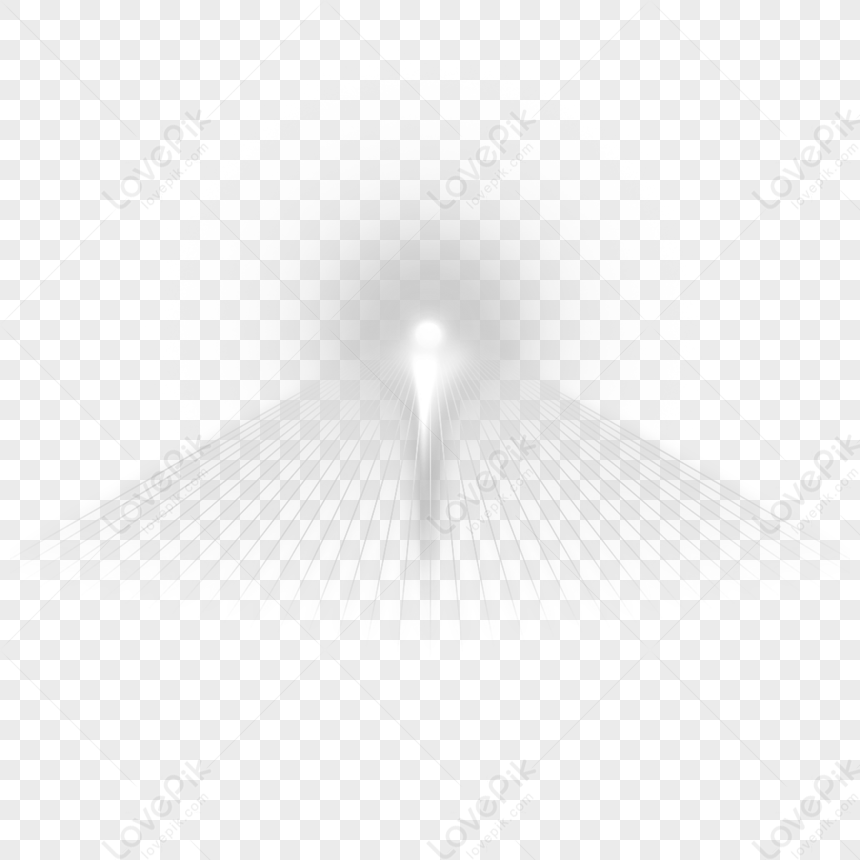 Fanshaped Radiation White Gradient Divergent Light Effect,glow,shape