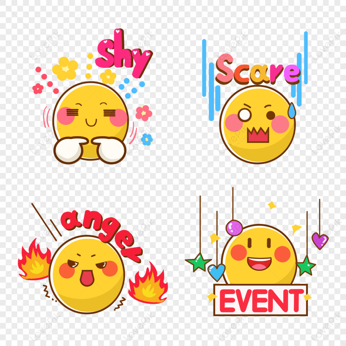 Dibujos Kawaii De Emojis , Png Download - Draw So Cute Emojis, Transparent  Png - vhv