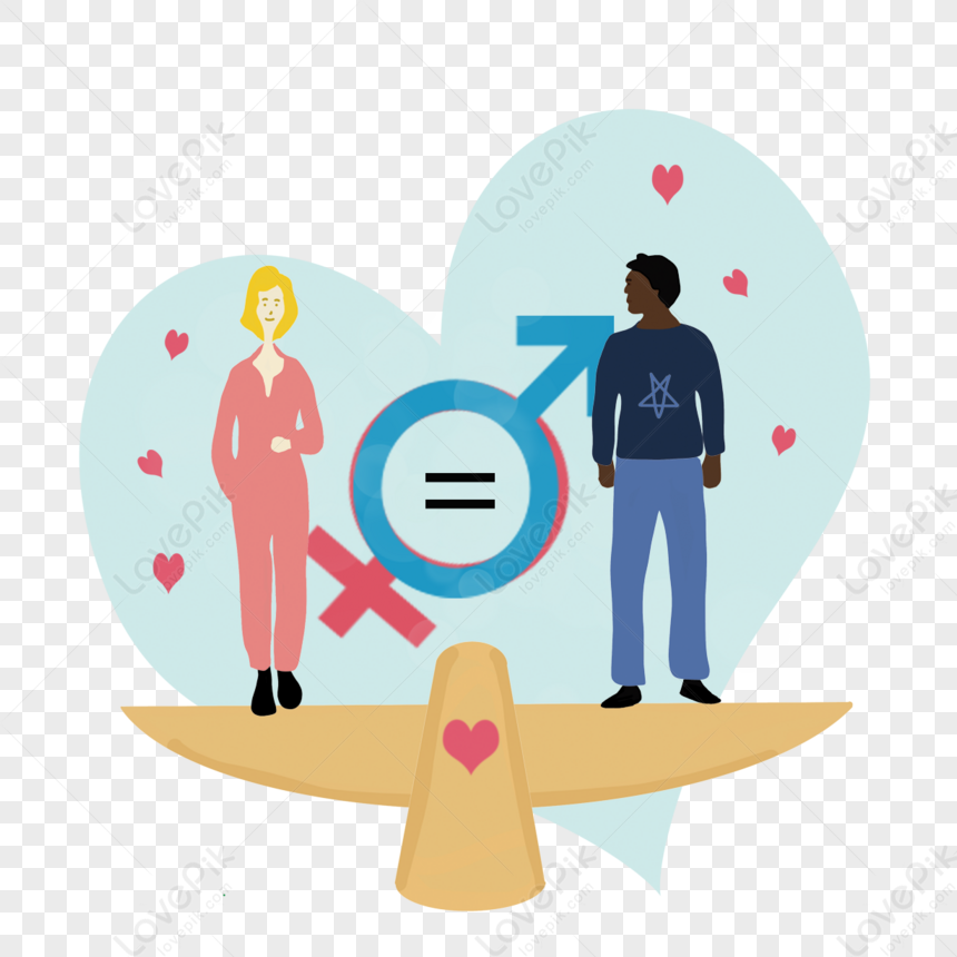 Gender Equality Concept Illustration,fair,concepts,male PNG Transparent ...