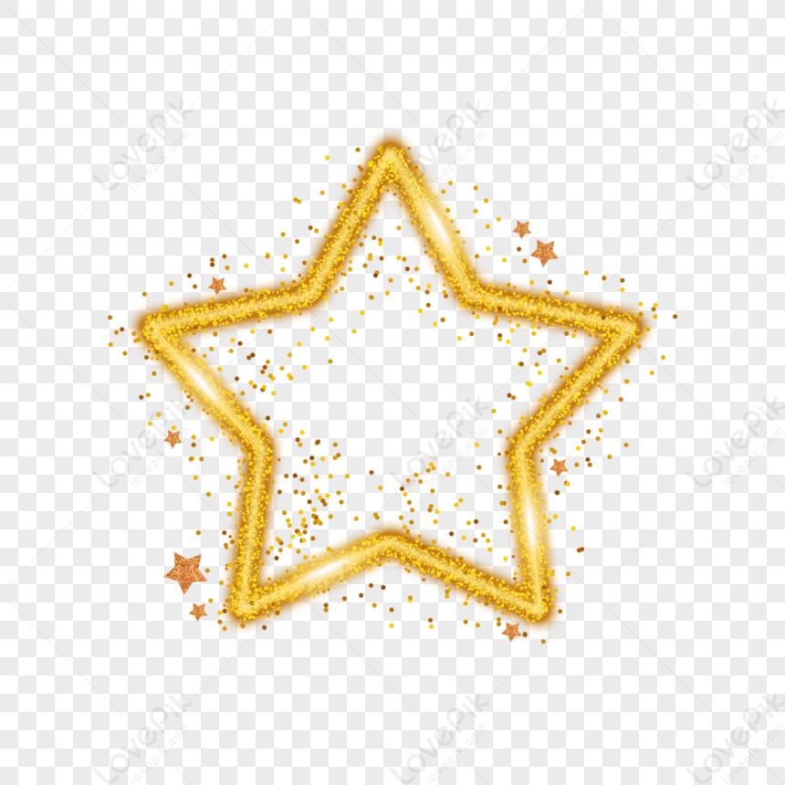 Creative Christmas Gold Stars, Gold Star Clipart, Merry, Greeting PNG  Transparent Clipart Image and PSD File for Free Download