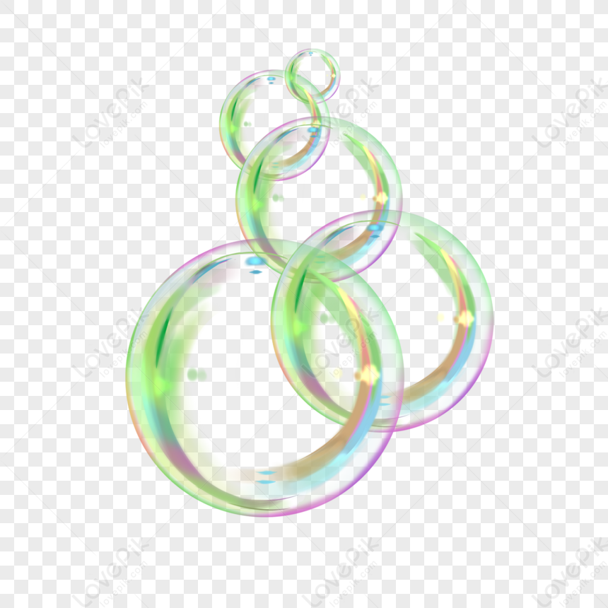 Transparent Soap Bubbles PNG Transparent, Hand Painted Transparent