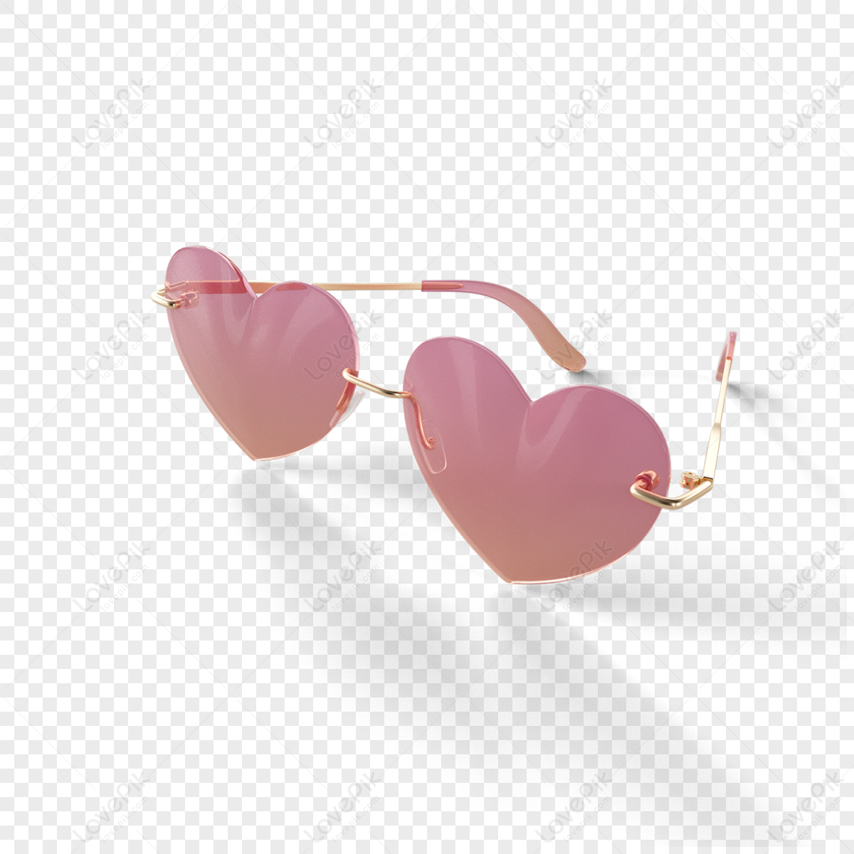 Download Colorful Heart-shaped Sunglasses - Fashion Accessories PNG Online  - Creative Fabrica