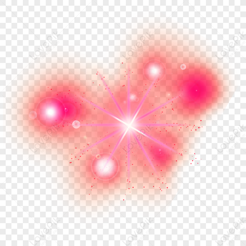 Red Glow Scattered Light Effect,dispersed,shining,white PNG Image Free ...