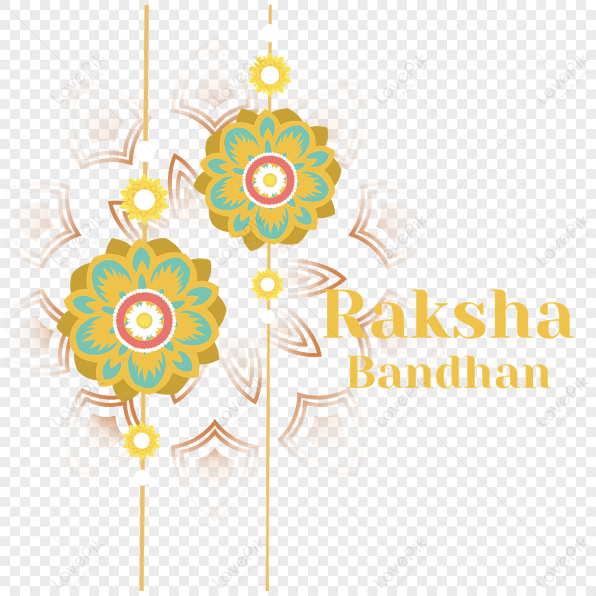 Rakhi raksha bandhan indian festival Royalty Free Vector
