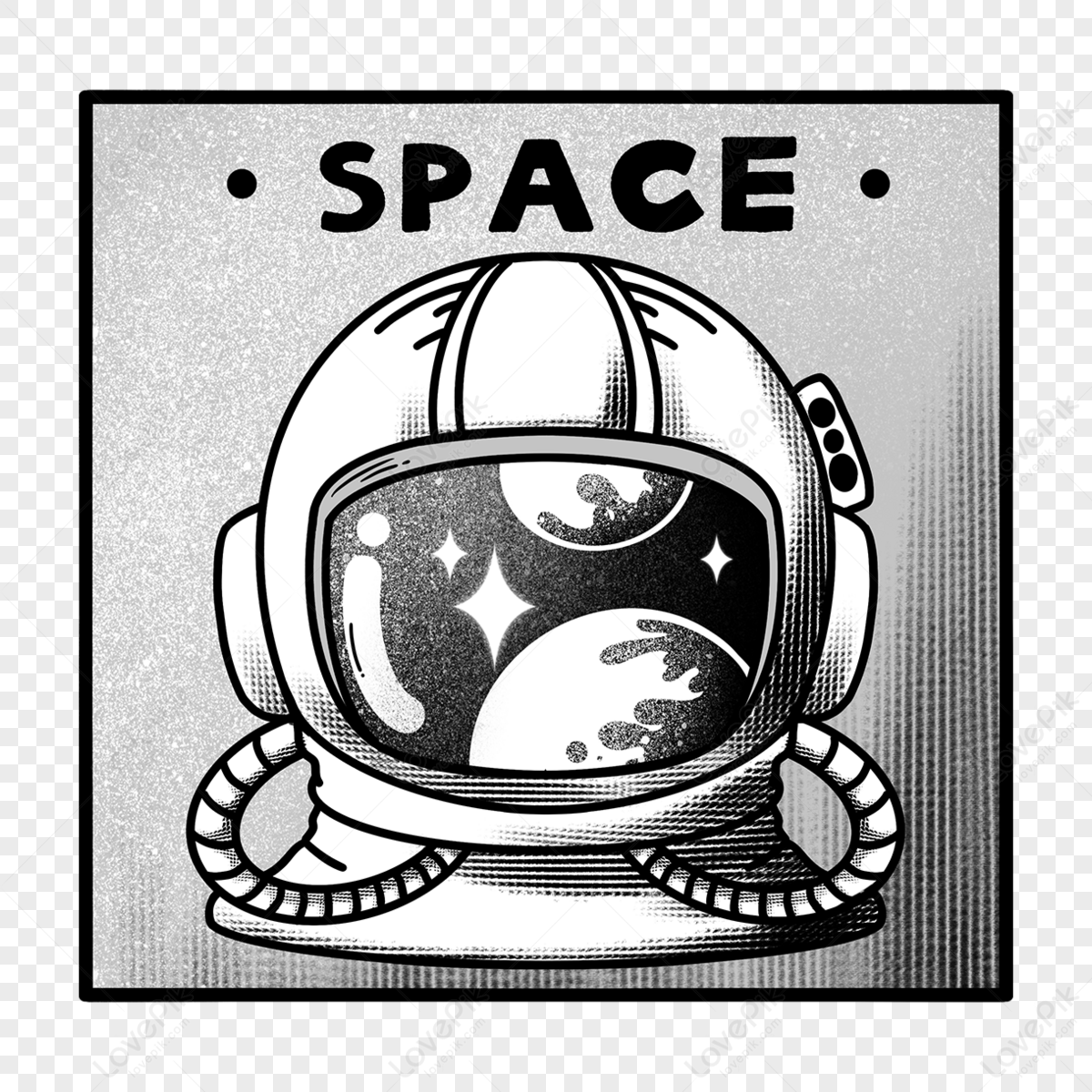 Casco astronauta - Casco spaziale' Adesivo