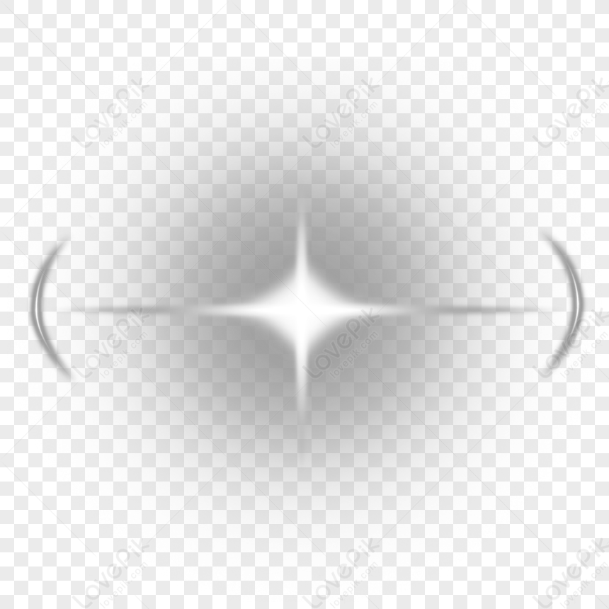 Symmetrical Gradient White Highlights Light Effect,sun,effects PNG ...