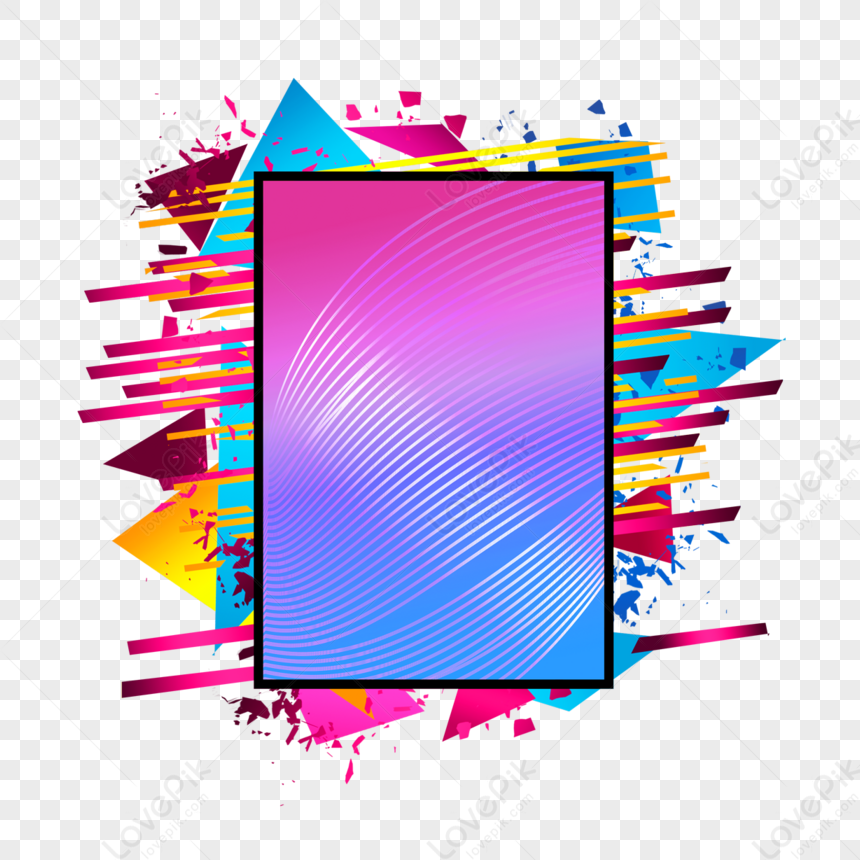 Gradient Square Border,line,abstract,shape PNG Image And Clipart Image ...