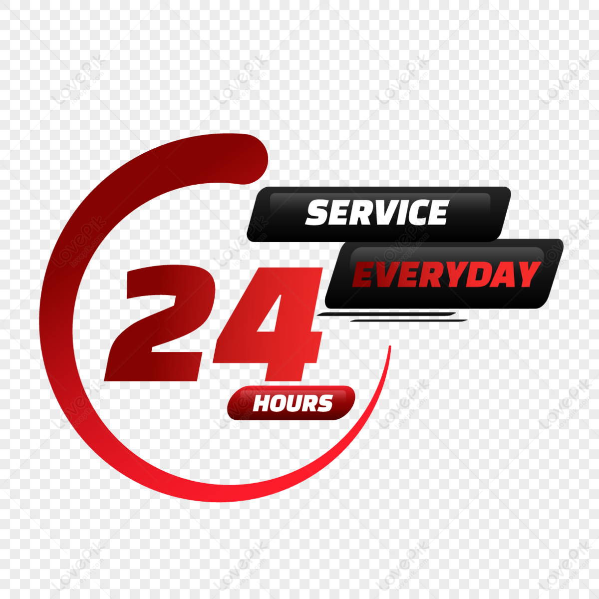 24 Hours Service Everyday Business Logo-icon Design Template Stock Vector -  Illustration of help, hours: 240464695