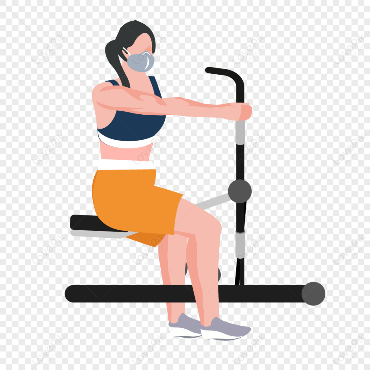 Exercise Cartoon PNG Images With Transparent Background