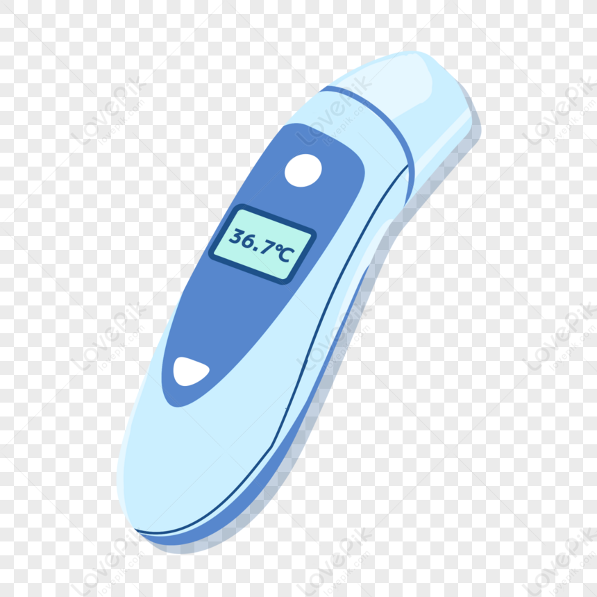 Analog Clinical Thermometer Stock Vector - Illustration of vector, ague:  10487594
