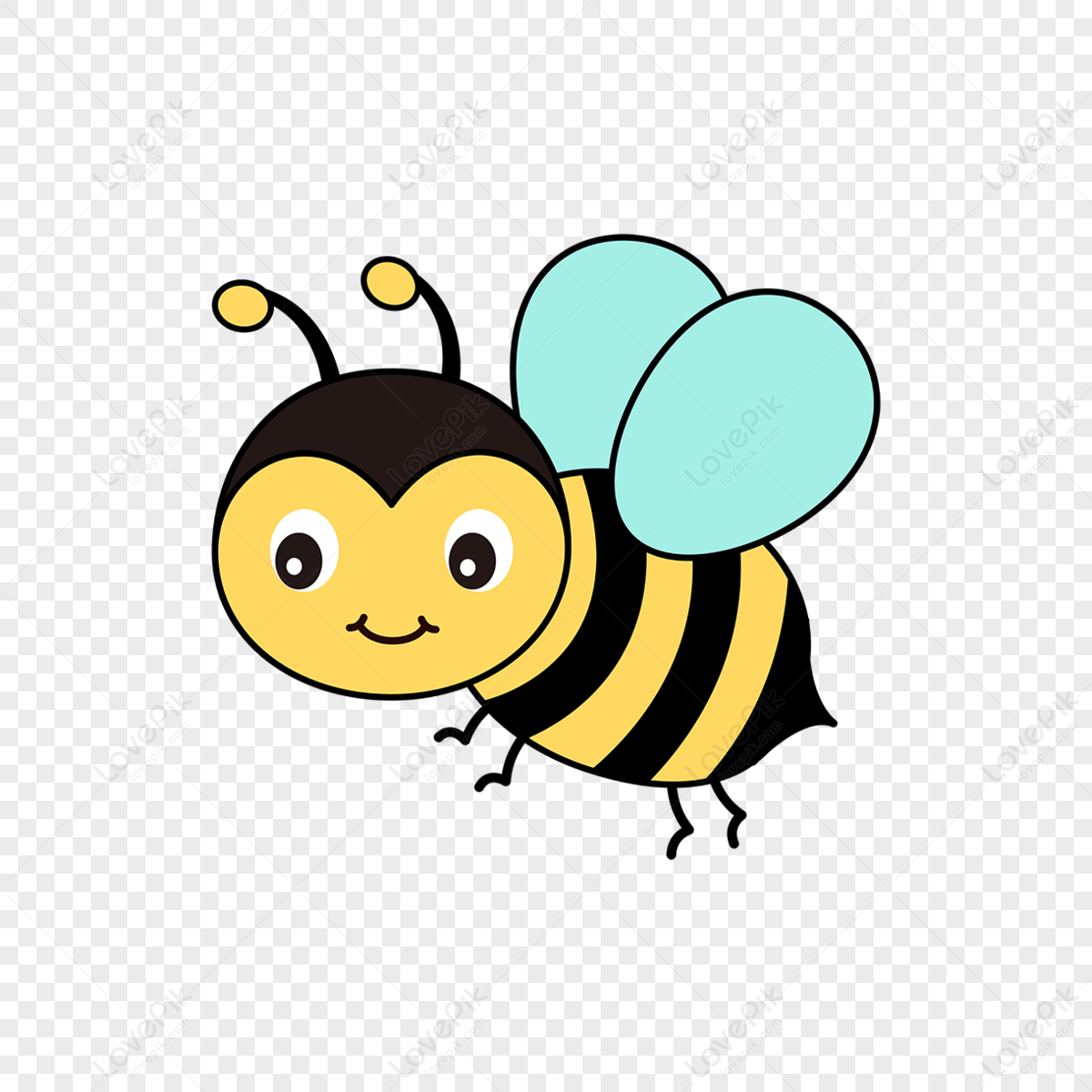 Bee Cute Cartoon Animals Character Doll Sweet Model Drawing Kawai Anime  Manga PNG Images | PNG Free Download - Pikbest