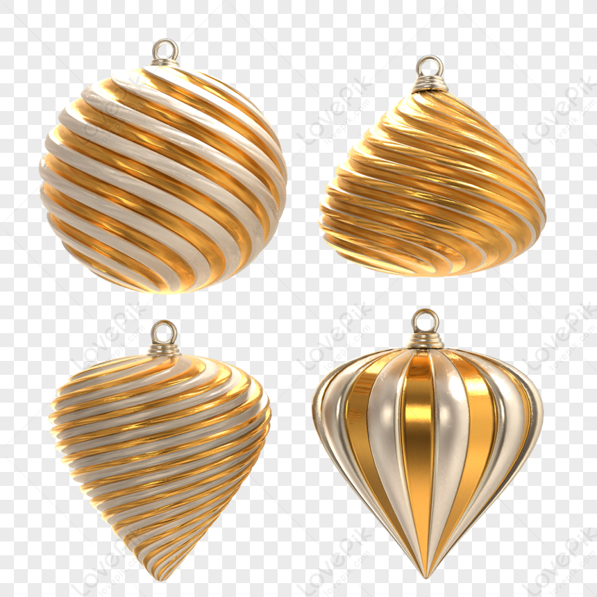 Golden Spiral Party Christmas Decoration Ball,gradient,christmas ...