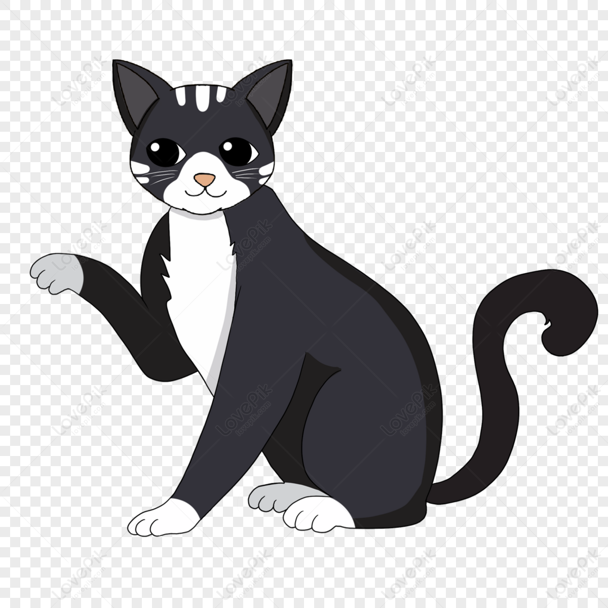 Cat Cartoon Clipart PNG Images With Transparent Background | Free ...