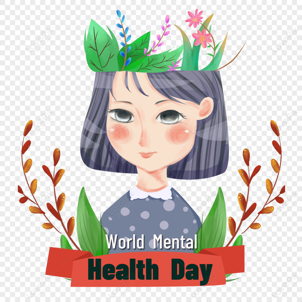 Poster For World Mental Health Month High-Res Vector Graphic - Getty Images