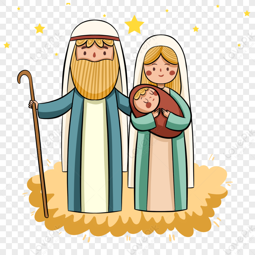 Nativity Of Jesus Christmas Nativity Elements,kid,virgin PNG ...