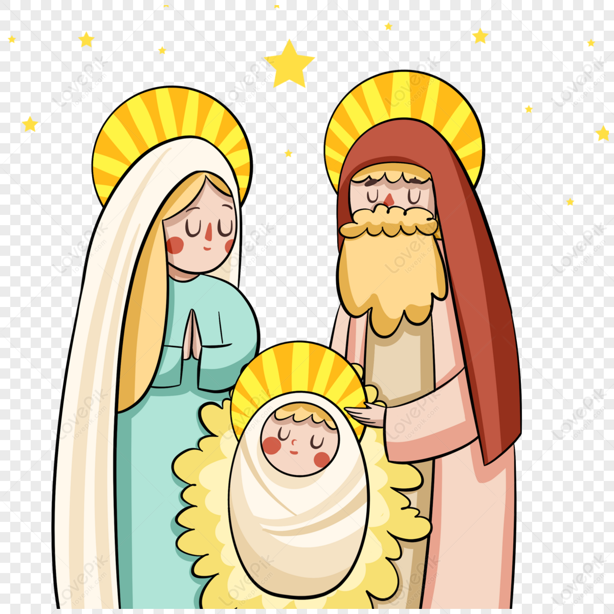 Nativity Of Jesus Color Nativity Elements,holi,spiritual PNG Image Free ...