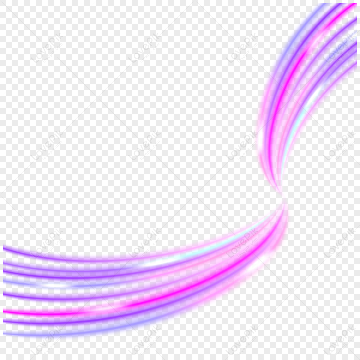 Purple Gradient Lines,glare,color Lights,light Effect Png Image Free 