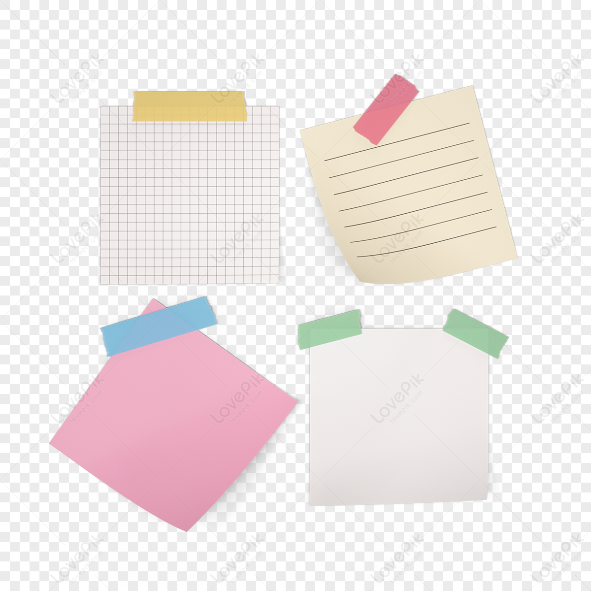 Sticky Notes Strips PNG, Vector, PSD, and Clipart With Transparent  Background for Free Download
