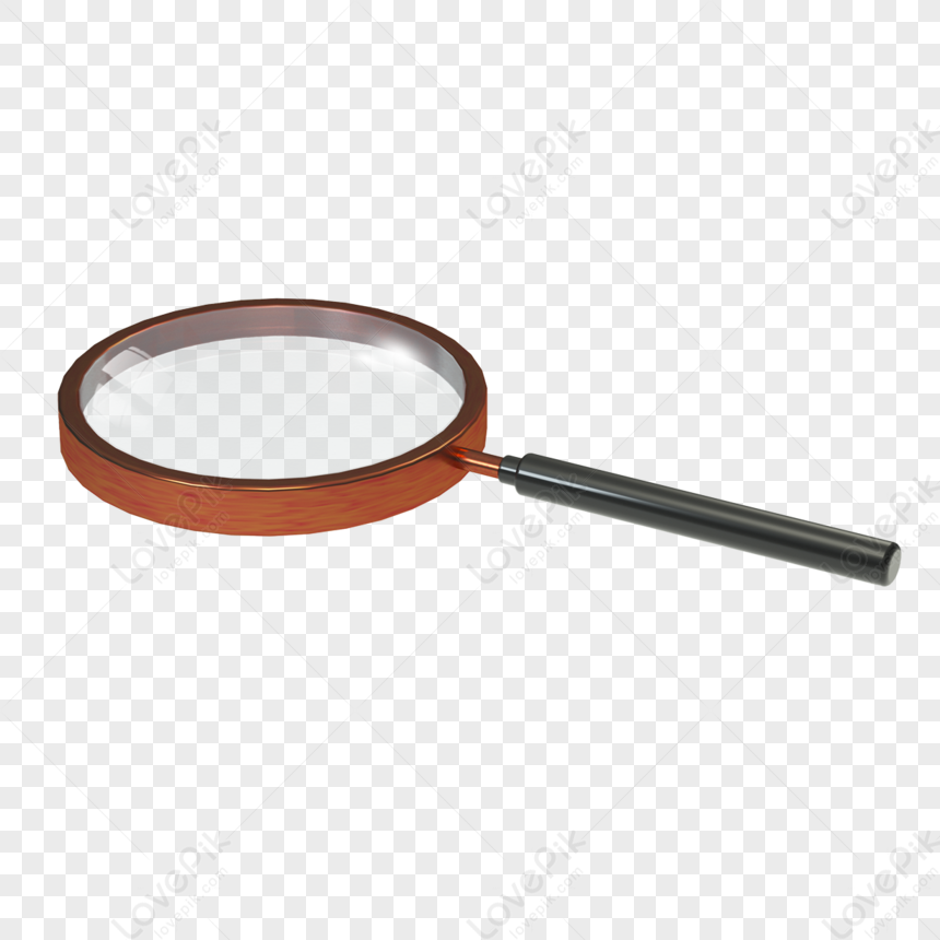 Wooden Realistic Magnifying Glass,metal,realistic Glasses,magnifier PNG ...