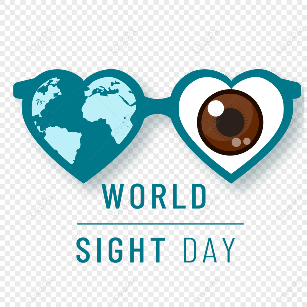 World Sight Day Hand Painted World Eyes Day Care For Eyes And Prevent