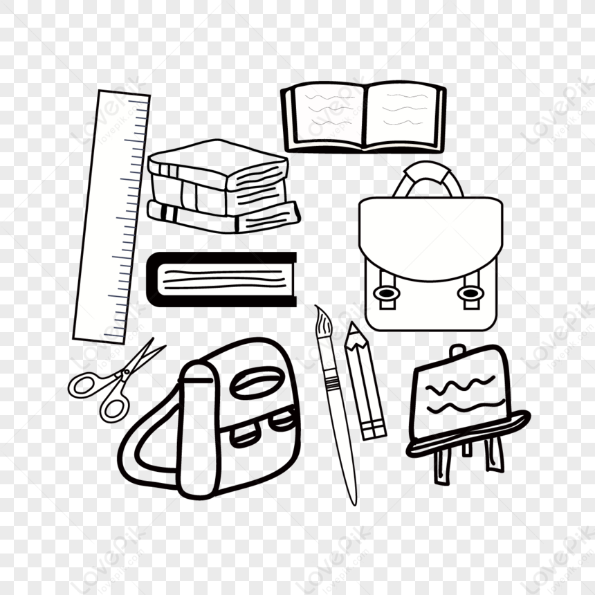 School Bag, Shoe And Pencil Case Sketch Vector Royalty Free SVG, Cliparts,  Vectors, and Stock Illustration. Image 106432049.