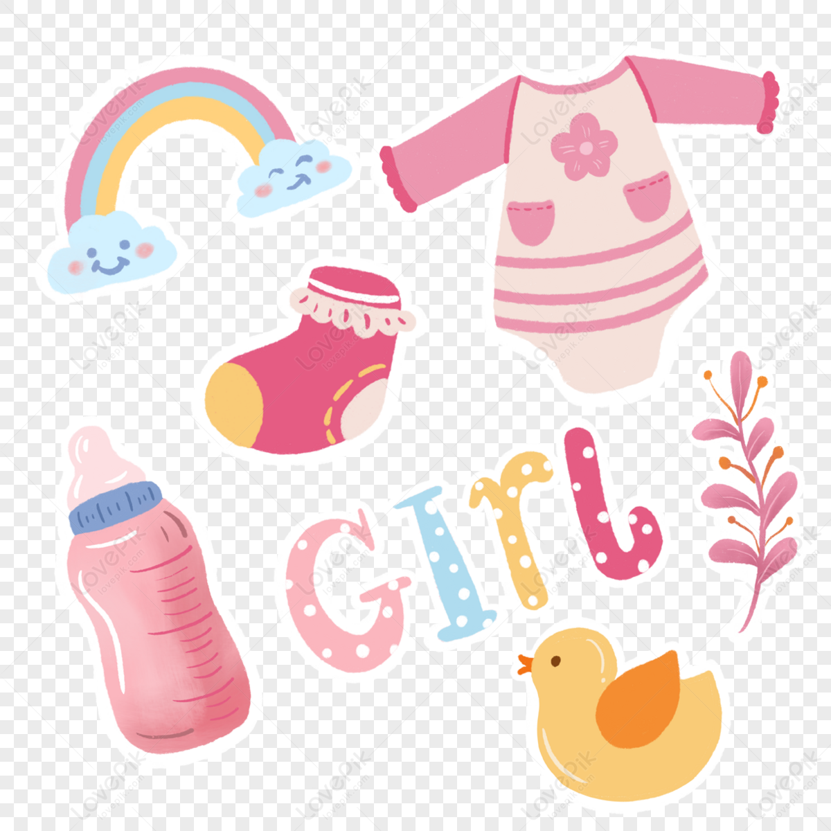 Pink Sticker PNG Images With Transparent Background | Free Download On ...